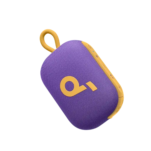 [DNA0030616] سماعة بلوتوث محمولة أنكر ساوندكور Select 4 Go — اللون البنفسجي والأصفر