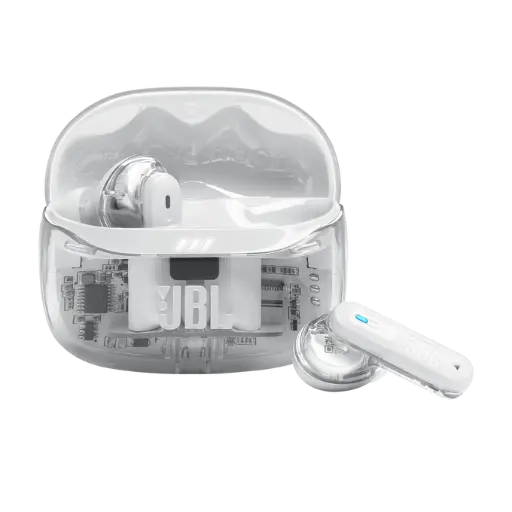 [DNA0030775] JBL Tune Beam 2 Ghost Edition True Wireless Earbuds - White