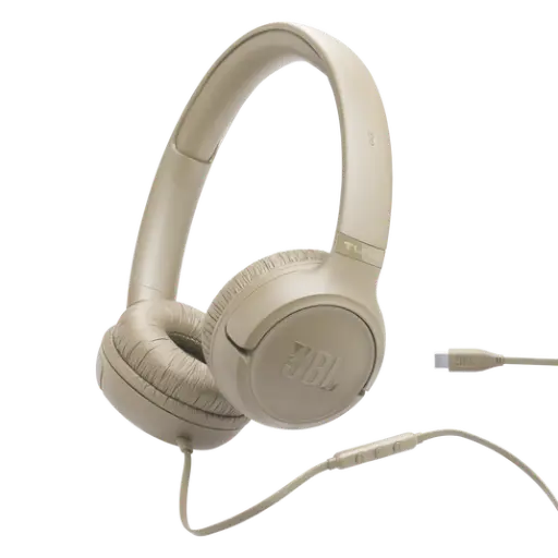 [DNA0030823] سماعة JBL Tune 530C سلكية داخل الأذن بمنفذ USB-C - لون بيج