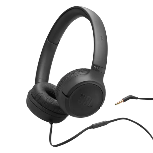 [DNA0030825] JBL Tune 530 Wired On-Ear Headphones - Black