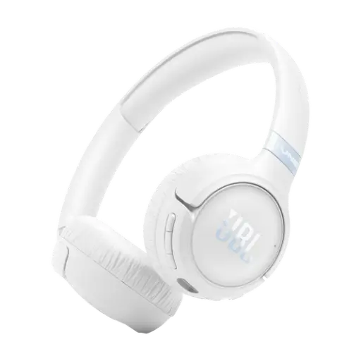 [DNA0030853] سماعة JBL Tune 680NC لاسلكية فوق الأذن بإلغاء ضجيج - لون أبيض