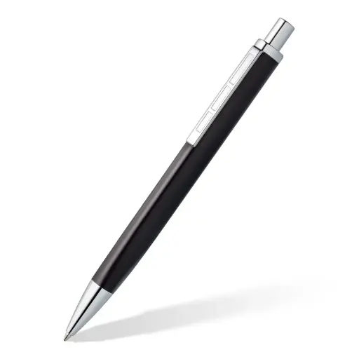 [DNA0031225] STAEDTLER Triplus 444 Premium Retractable Ballpoint Pen - Antique Anthracite M Blue