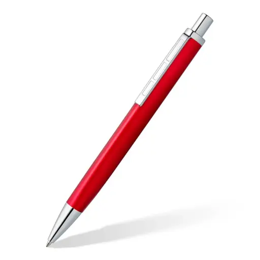[DNA0031226] STAEDTLER Triplus 444 Premium Retractable Ballpoint Pen - Roaring Red M Blue  