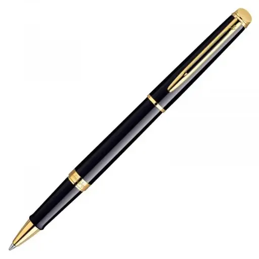 [DNA0031242] WATERMAN Hemisphere Rollerball Pen - Black GT Fine Point Black Ink Gift Box 
