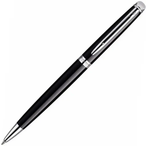[DNA0031247] WATERMAN Hemisphere Ballpoint Pen - Black CT Medium Point Blue Ink Gift Box 