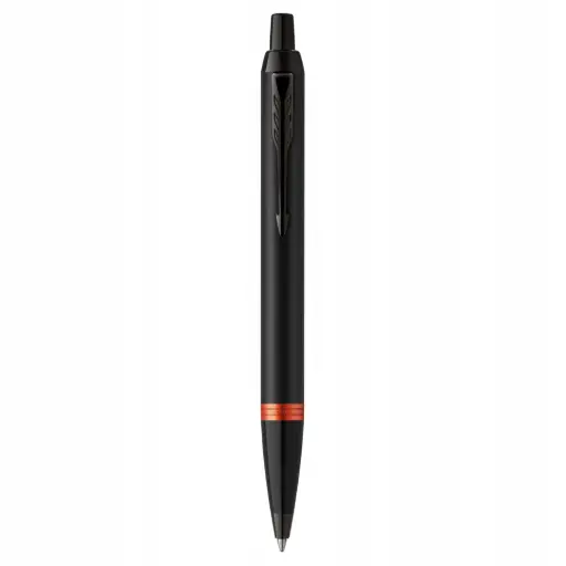 [DNA0031252] قلم باركر فئة IM بروفيشنال جاف (بال بوينت) - لون برتقالي لهبي مع حلقات حيوية