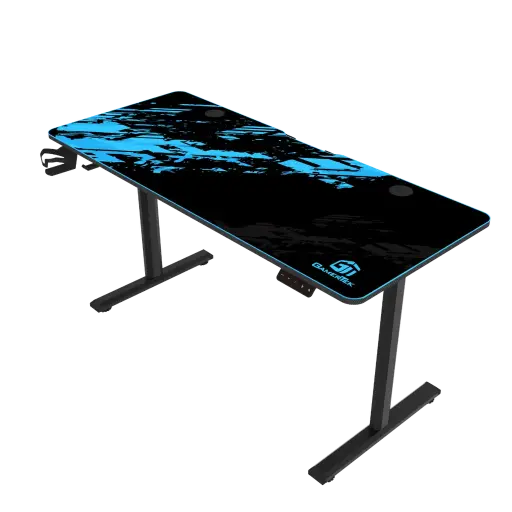 [DNA0031329] GamerTek GT-Elevate X Gaming Desk Blue & Black