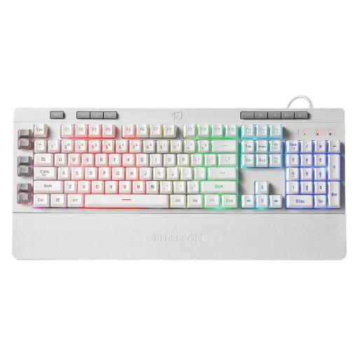 [DNA0031479] Redragon Gaming Keyboard White K512W-RGB-1