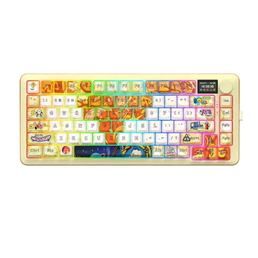 [DNA0031509] Redragon 75% Gasket Mechanical KB Wired/2.4G/BT w/Display K708GF