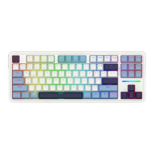 [DNA0031519] Redragon 87 TKL Mechanical Keyboard Tri-Mode K728WBB