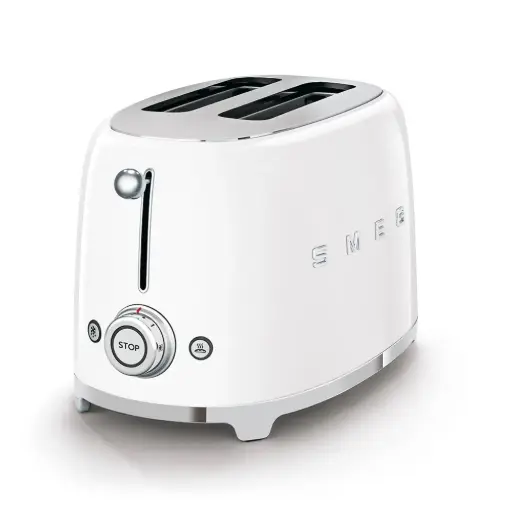[DNA0031621] Smeg 50's Style 2 Slice Toaster - White