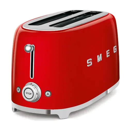 [DNA0031627] Smeg 50's Style 4 Slice Toaster - Red