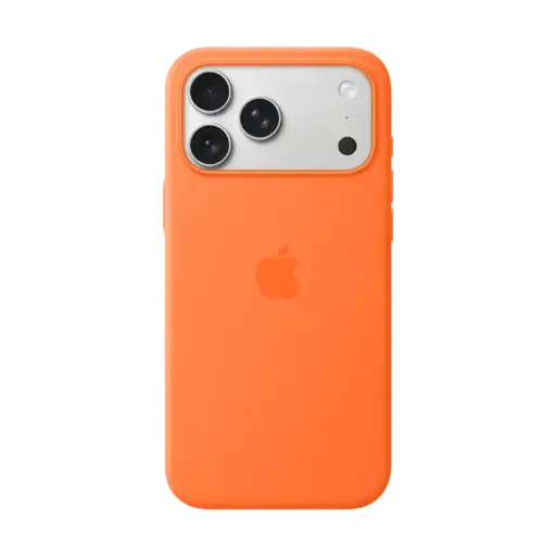 [DNA0031688] Apple iPhone 17 Pro Max Silicone Case with MagSafe – Orange