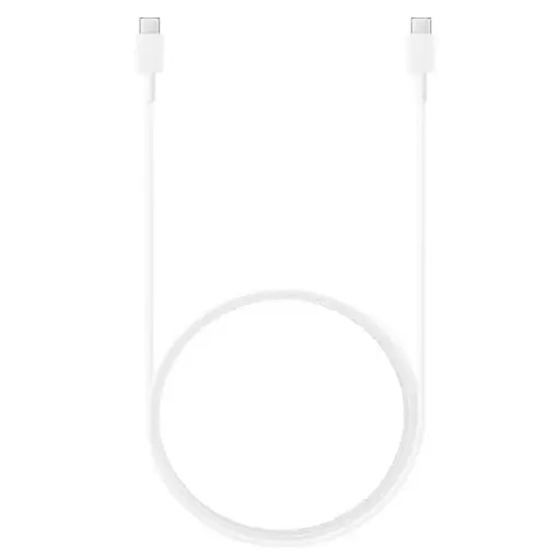 [DNA0031708] كابل سامسونج من USB-C إلى USB-C بقدرة 3 أمبير وطول 1.8 متر - اللون الأبيض