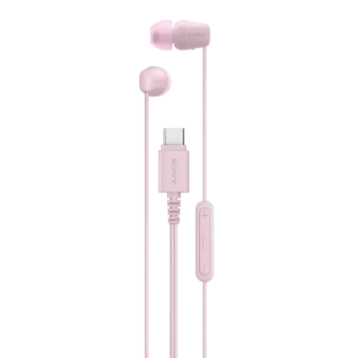 [DNA0031730] Sony USB-C Wired In-Ear Headphones - Pink