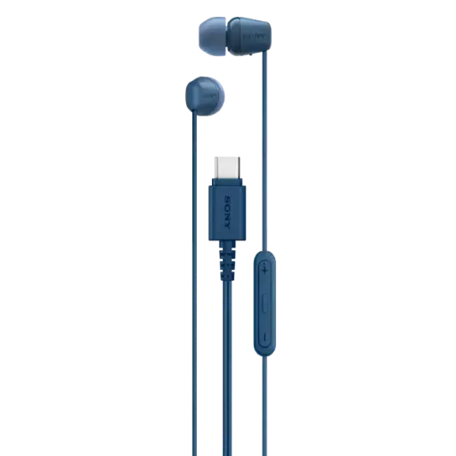 [DNA0031734] Sony USB-C Wired In-Ear Headphones - Blue