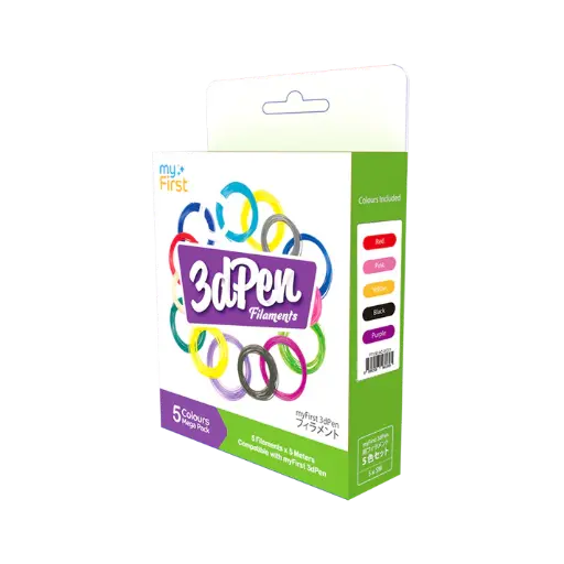 [DNA0031972] myFirst Filaments 3DPen - 5 Colours Warm