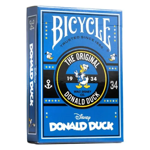 [DNA0032023] Bicycle Playing Cards - Disney Donald Duck | Illustrated Standard Deck | 52 Cards