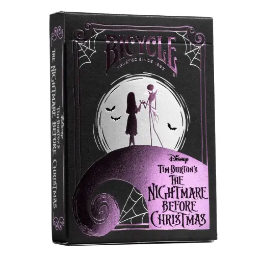 [DNA0032031] Bicycle Playing Cards - Disney Nightmare Before Christmas | Illustrated Standard Deck | 52 Cards