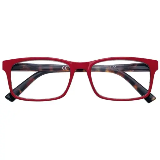 [DNA0032577] نظارة قراءة زيبو – إطار "Fashion" أحمر موديل B20 بقوة +2.00 – 31Z-B20-RDE200