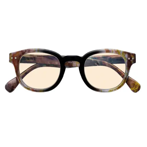 [DNA0032687] Zippo Blue Light Filter Glasses – BL6 Round Clear Frame Zero Power – 31Z-BL6-ZERO