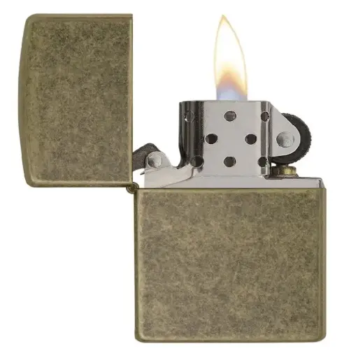 [DNA0032729] Zippo Windproof Lighter – Armor Regular Antique Brass – Series 201FB – 201FB