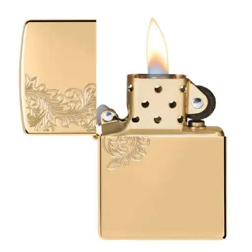 [DNA0032867] Zippo Windproof Lighter – Brushed Chrome Slim – Vintage Frame Design – 169-AE401576