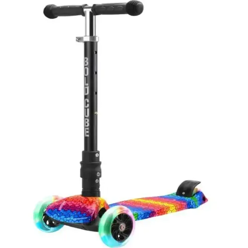 [DNA0033963] Boldcube Big 3 Wheel Scooter Crystal Rubik's Cube