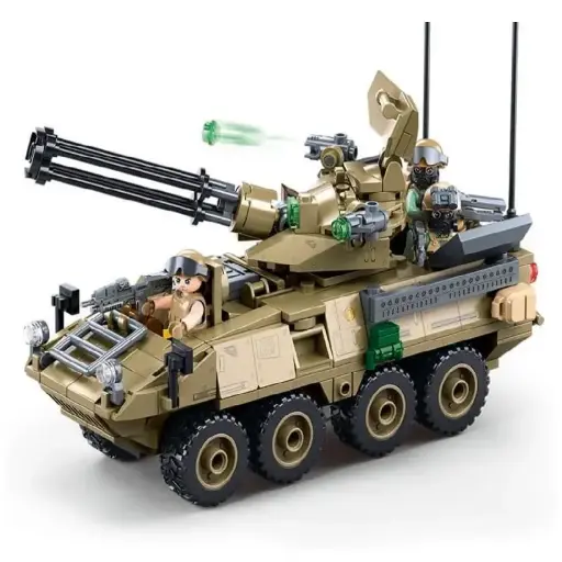 [DNA0034152] مجموعة مكعبات بناء نظام الدفاع الجوي OEF Stryker من جيش سلوبان - 310 قطع