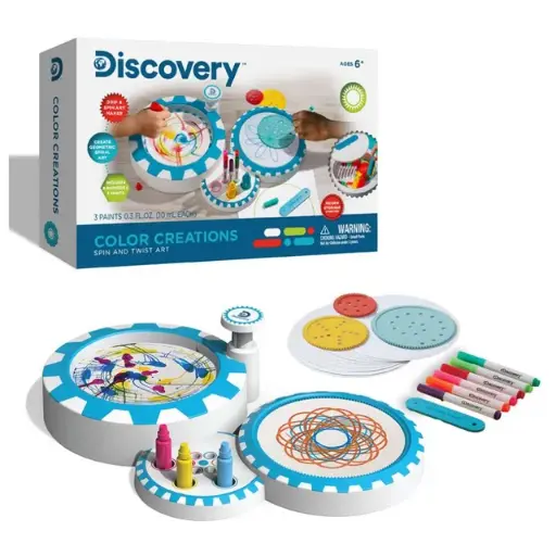 [DNA0034279] Spiral & Spin Art Station Creative Toy