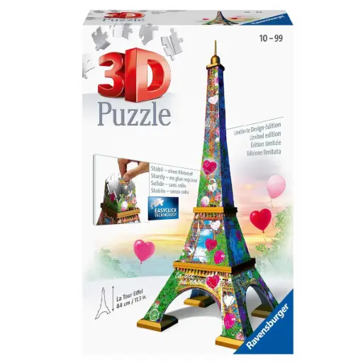 [DNA0034537] Ravensburger Eiffel Tower Love Edition 3D Puzzle - 216 Pieces