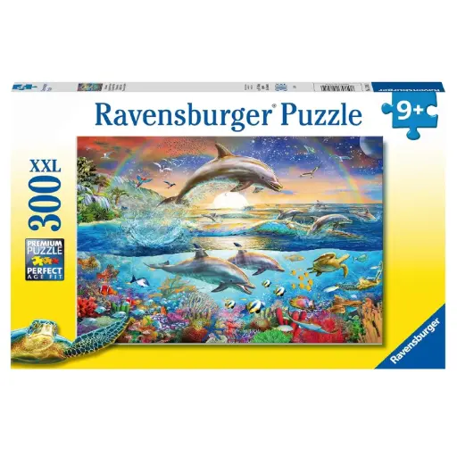 [DNA0034563] Ravensburger Dolphin Paradise Jigsaw Puzzle - 300 Pieces