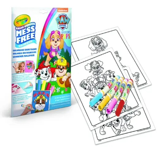 [DNA0034590] Crayola Color Wonder Set Paw Patrol Foldalope with 4 Markers