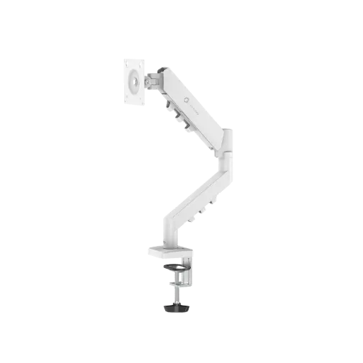 [DNA0034785] ذراع حامل شاشة فردي بنظام ضغط الغاز (Gas Spring) من "جيم أون" (GAMEON GO-5501) - لون أبيض