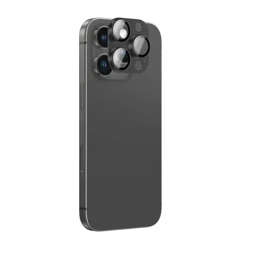 [DNA0034969] AmazingThing Aviation Alloy Lens Glass for iPhone 16 Pro / 16 Pro Max - Black