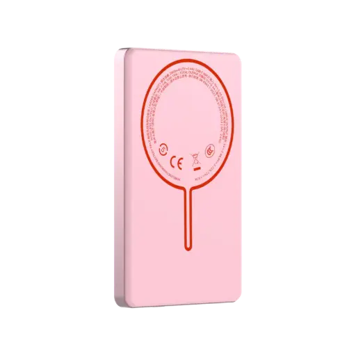 [DNA0035009] Momax 1-Power Pass 5000mAh Magnetic Wireless Power Bank - Pink