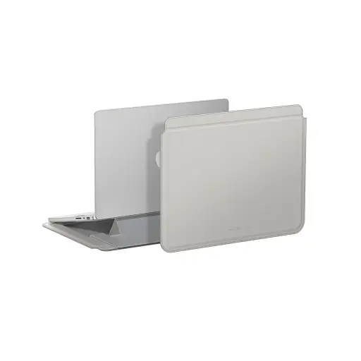 [DNA0035079] AmazingThing Matte Pro Mag Sleeve with Stand for MacBook 13-14" - Grey