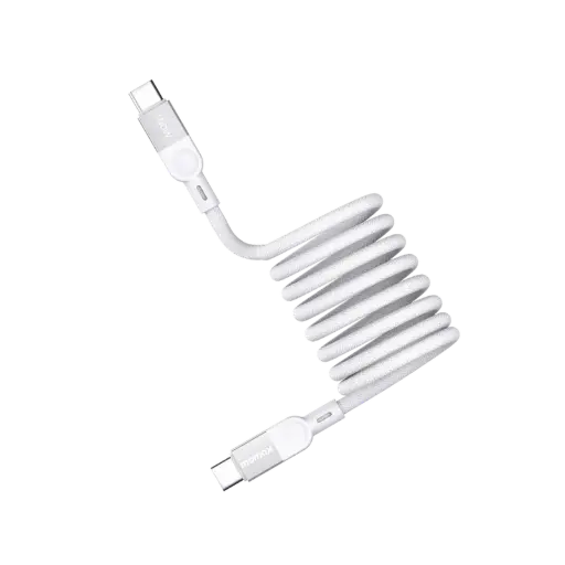 [DNA0035121] كابل "موماكس إيليت ماج لينك" بمنفذ USB-C مغناطيسي وقدرة 100 واط (2 متر) - لون أبيض