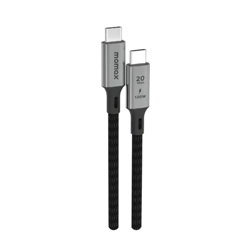 [DNA0035137] Momax Elite 100W USB-C 3.2 Gen2x2 20Gbps Cable (1m) - Black