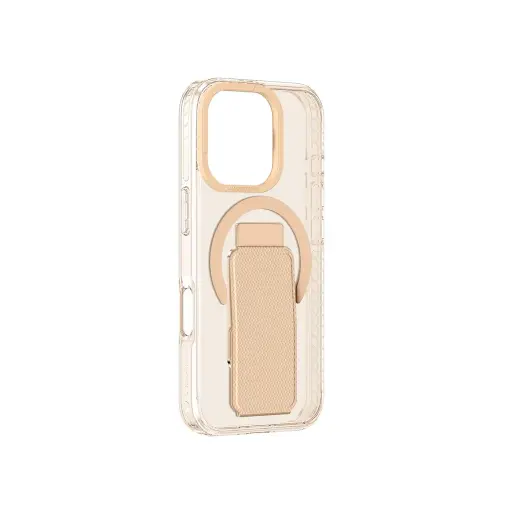 [DNA0035143] AmazingThing Titan Pro Holder MagSafe Drop Proof Case for iPhone 16 Pro - Rose Gold