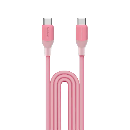 [DNA0035169] كابل "موماكس 1-لينك فلو" بمنفذ USB-C وقدرة 60 واط (1.2 متر) - لون وردي