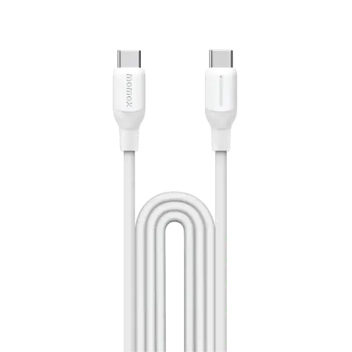[DNA0035218] كابل "موماكس 1-لينك فلو" بمنفذ USB-C وقدرة 60 واط (1.2 متر) - لون أبيض