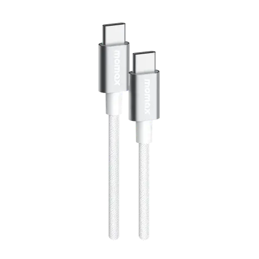 [DNA0035236] كابل "موماكس إيليت" بمنفذ USB-C وقدرة 60 واط (0.5 متر) - لون أبيض
