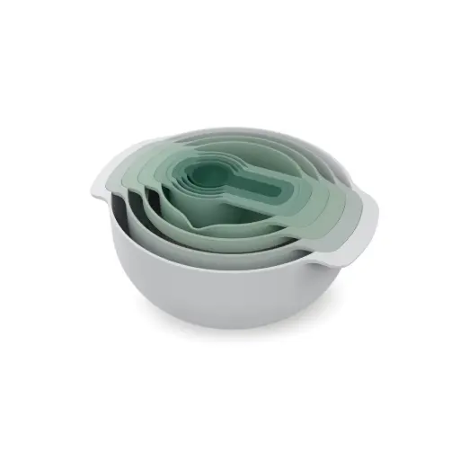 [DNA0040129] Joseph Joseph Nest Plus Preparation Bowl Set 9-Piece - Sage
