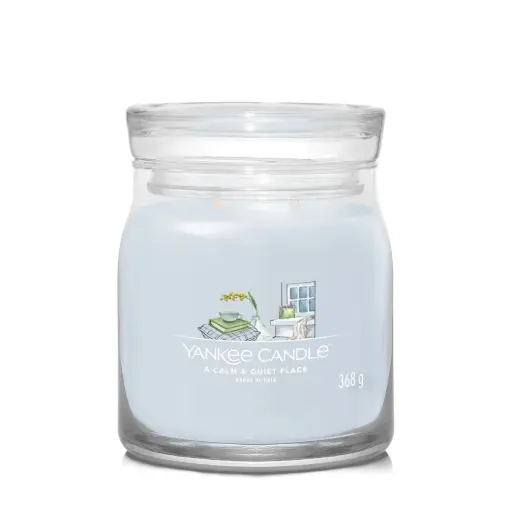 [DNA0040174] Yankee Candle Signature Medium Jar - A Calm & Quiet Place