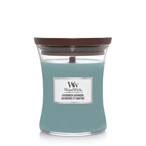 [DNA0040207] WoodWick Hourglass Medium Candle - Cashmere