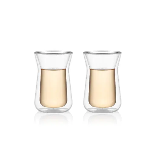 [DNA0040227] Bodum Melior Double Wall Istikana Glass 100ml - 2-Piece Set