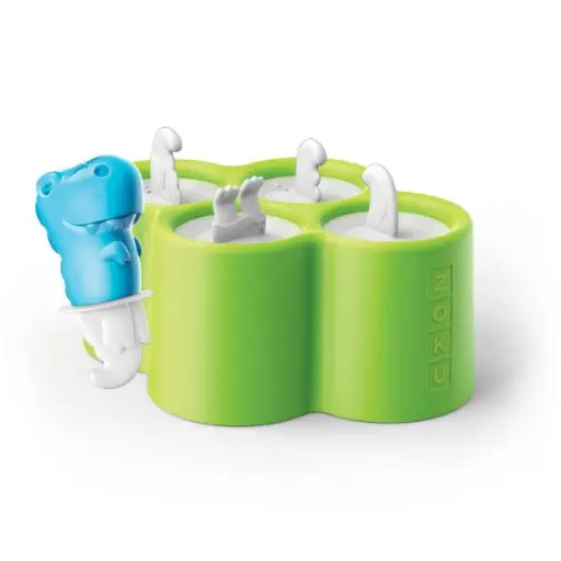 [DNA0040289] Zoku Dinosaurs Ice Pop Mold - 4-Piece Set