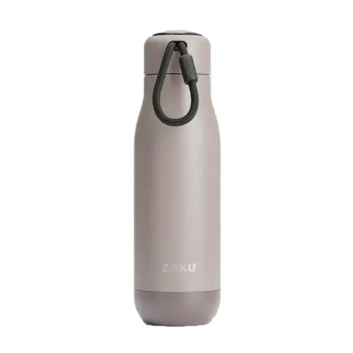 [DNA0040305] Zoku Vacuum Insulated Stainless Steel Bottle 500ml - Ash