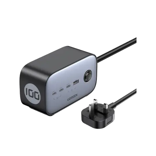 [DNA0041151] UGREEN DigiNest Pro - Desktop Power Strip - 100W - 1.8 m - Gray